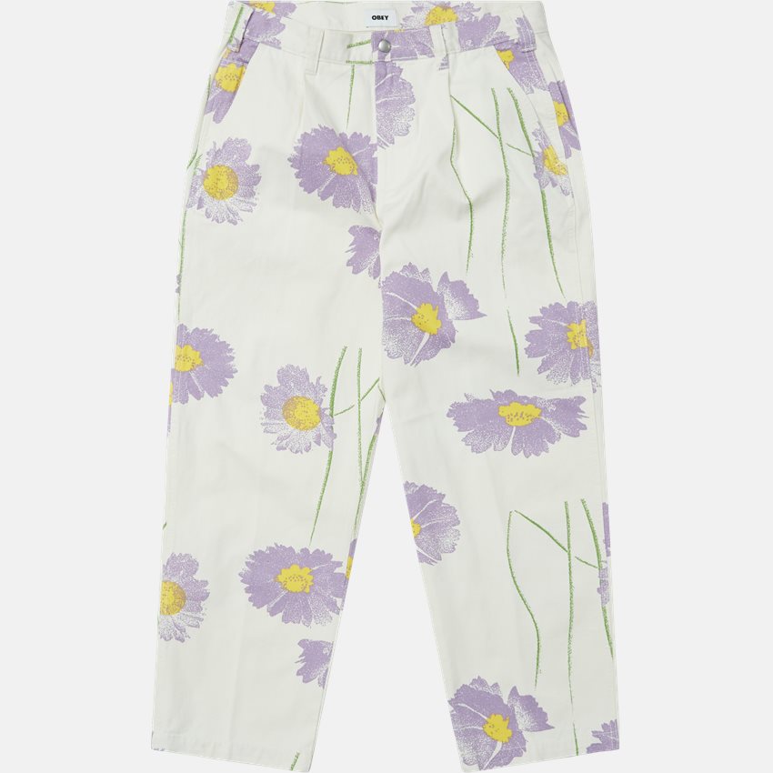 Obey Byxor POLLEN PANT 142020199 OFF WHITE